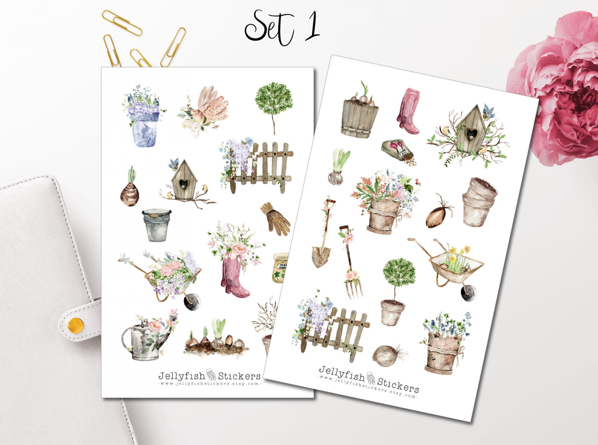 Garten Sticker Set